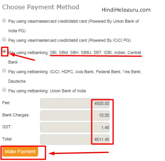 how to payment for nios deled courses for teachers