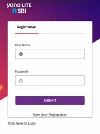 yono lite sbi registration process