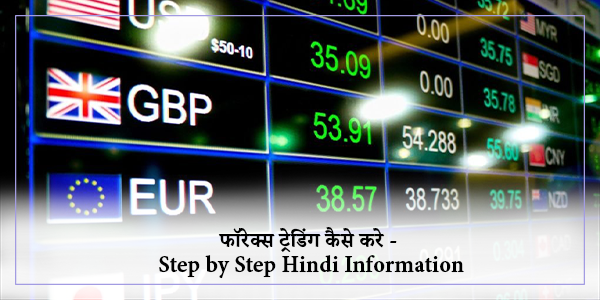 फॉरेक्स ट्रेडिंग कैसे करे – Step by Step Hindi Information
