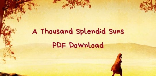 A Thousand Splendid Suns PDF Free Download