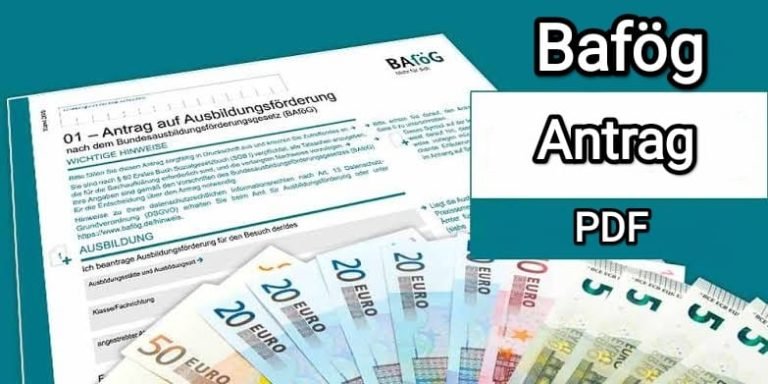 Bafög Antrag PDF Free Download