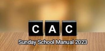 CAC Sunday School Manual 2023 PDF Download