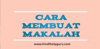 Cara Membuat Makalah PDF Free Download