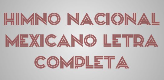Himno Nacional Mexicano Letra Completa PDF Free Download