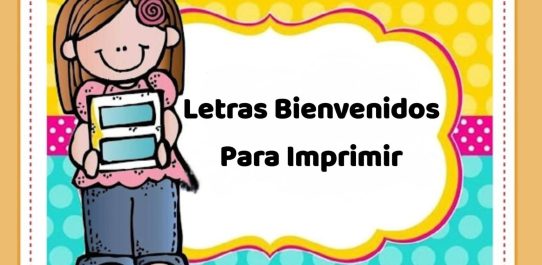 Letras Bienvenidos Para Imprimir PDF Free Download