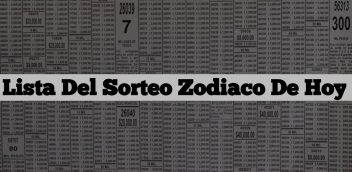 Lista Del Sorteo Zodiaco De Hoy PDF Free Download