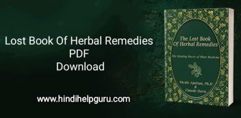 Lost Book Of Herbal Remedies PDF Free Download