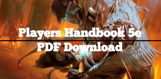 Players Handbook 5e PDF Free Download