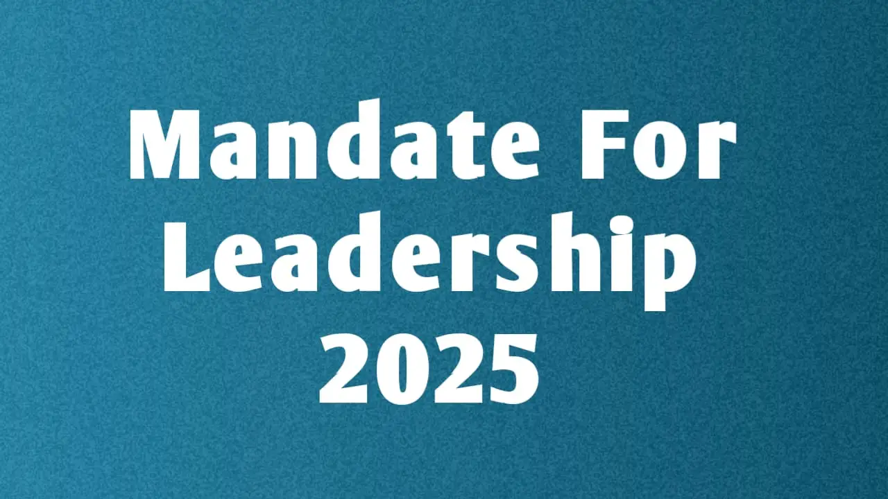 Mandate For Leadership 2025 PDF Free Download