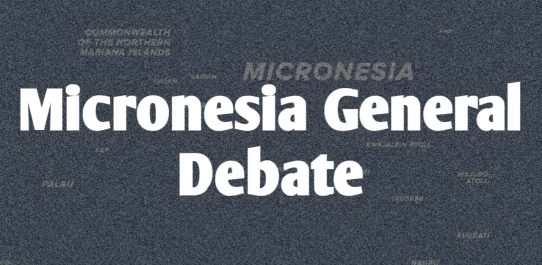 Micronesia General Debate PDF Free Download