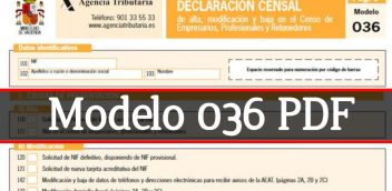 Modelo 036 PDF Free Download