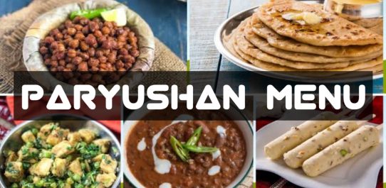 Paryushan Menu PDF Free Download