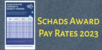 Schads Award Pay Rates 2023 PDF Free Download