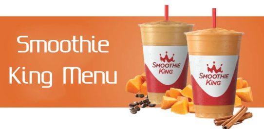 Smoothie King Menu PDF Free Download