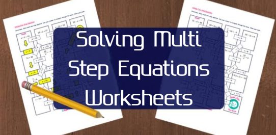 Solving Multi Step Equations Worksheets PDF Free Download