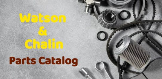 Watson & Chalin Parts Catalog PDF Free Download
