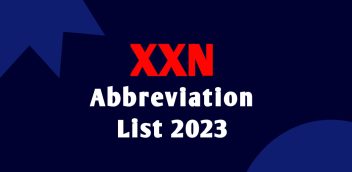 XXN Abbreviation List 2023 PDF Free Download
