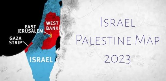 Israel Palestine Map 2023 PDF Free Download