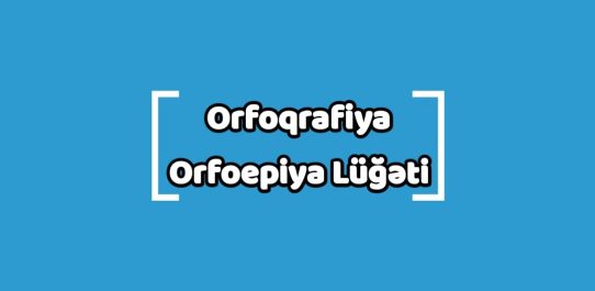 Orfoqrafiya Orfoepiya Lüğəti PDF Free Download