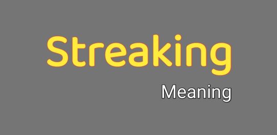 Streaking Meaning