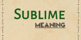Sublime Meaning