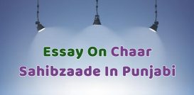 Essay On Chaar Sahibzaade In Punjabi