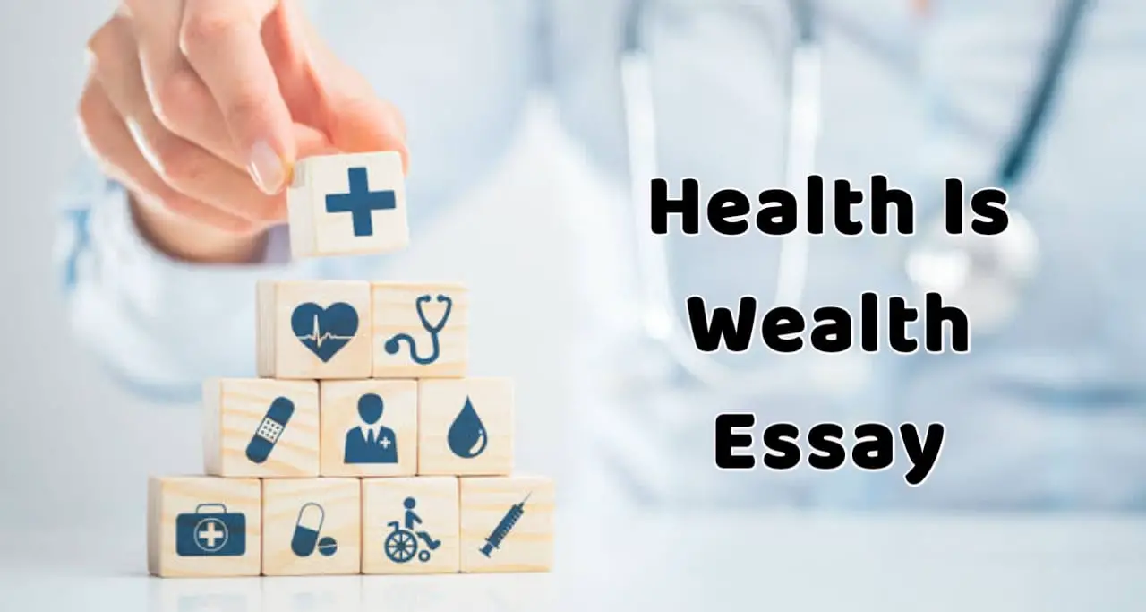 health and wealth essay in hindi