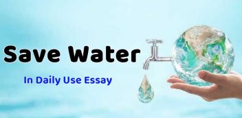 Save Water In Daily Use Essay
