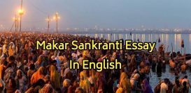 Makar Sankranti Essay In English