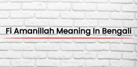 Fi Amanillah Meaning In Bengali