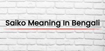 Saiko Meaning In Bengali