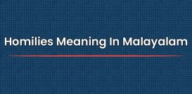 Homilies Meaning In Malayalam