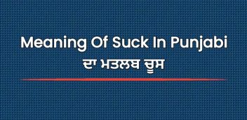 Meaning Of Suck In Punjabi | ਦਾ ਮਤਲਬ ਚੂਸ
