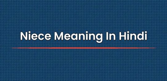 Niece Meaning In Hindi | निस का हिंदी में मतलब