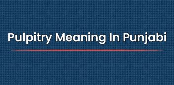 Pulpitry Meaning In Punjabi | ਪੰਜਾਬੀ ਵਿੱਚ ਅਰਥ
