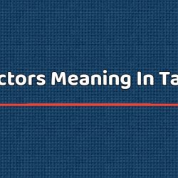 Electors Meaning In Tamil